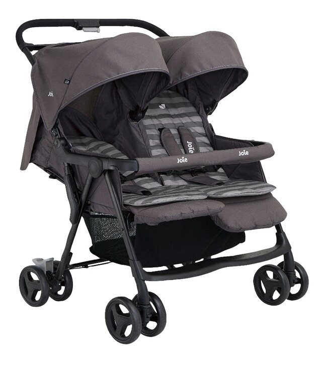 Joie Poussette canne double Aire Twin Dark Pewter Dreambaby